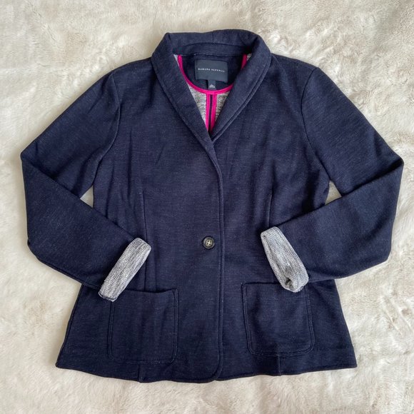 Banana Republic Jackets & Blazers - Banana Republic Navy Blue Knit Blazer